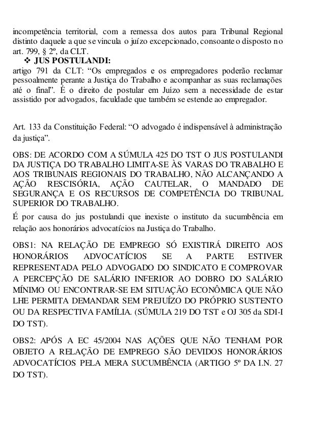 Artigo 133 clt