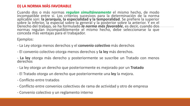 PRINCIPIOS Y FUENTES DE DERECHO LABORAL EN LA CONSTITUCION DEL DERECHO