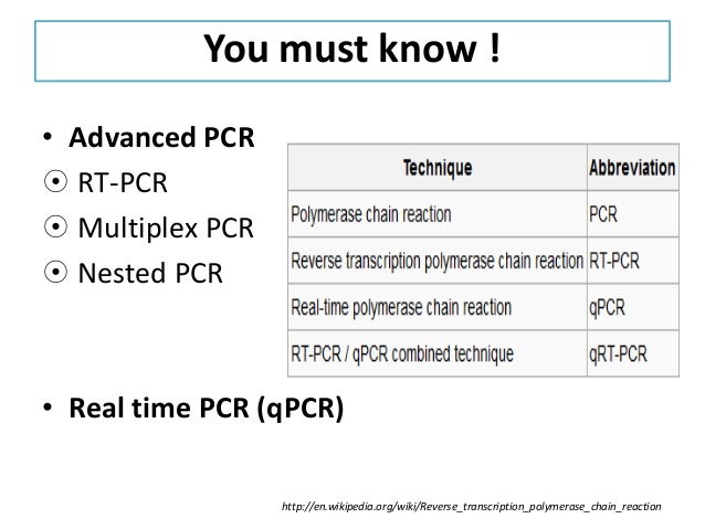 reverse transcriptase pcr