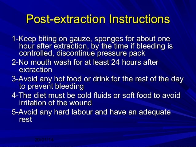 Principles of Exodontia