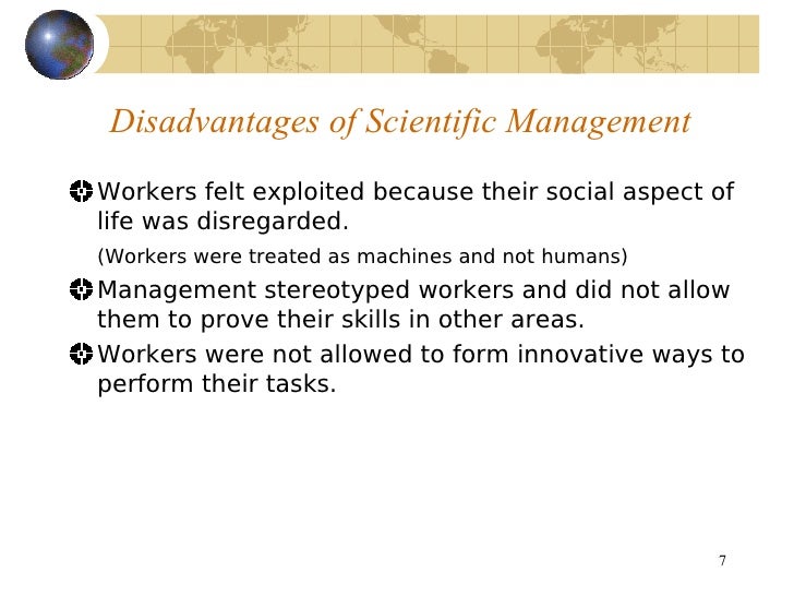 Essay scientific management today