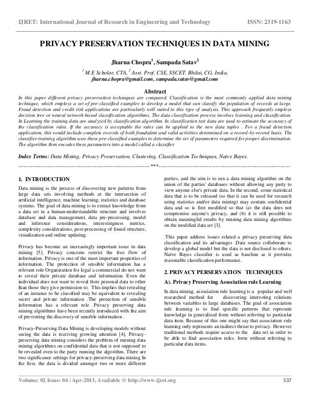 research papers on data mining techniques 45 great resources for learning data mining concepts and techniques big-oil-goes-mining-for-big-data/ biohunter _ research data mining and kdd papers. research papers on data mining techniques 45 great resources for learning data mining concepts and techniques big-oil-goes-mining-for-big-data/ biohunter _ research data mining and kdd papers.