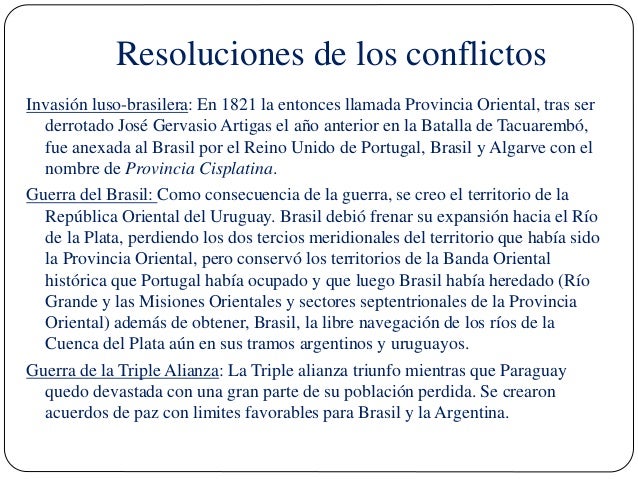 Problemas limítrofes de Argentina con Brasil