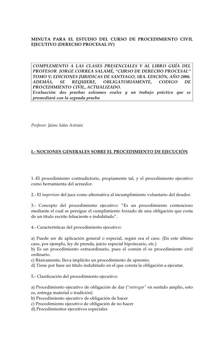 JUICIO EJECUTIVO juicio ejecutivo: