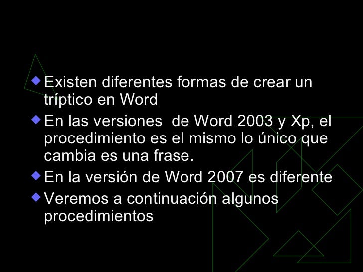 programa para hacer tripticos