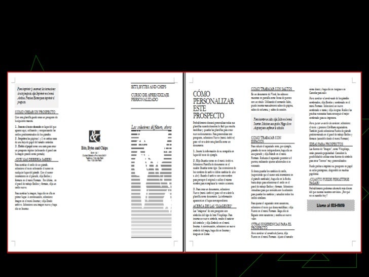 programa para hacer tripticos