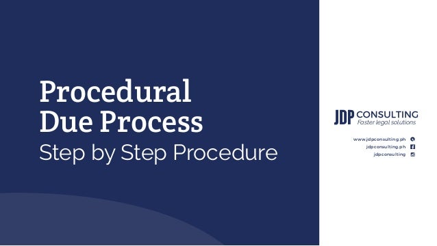 Due Process Procedures