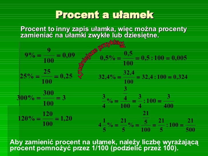 Procenty