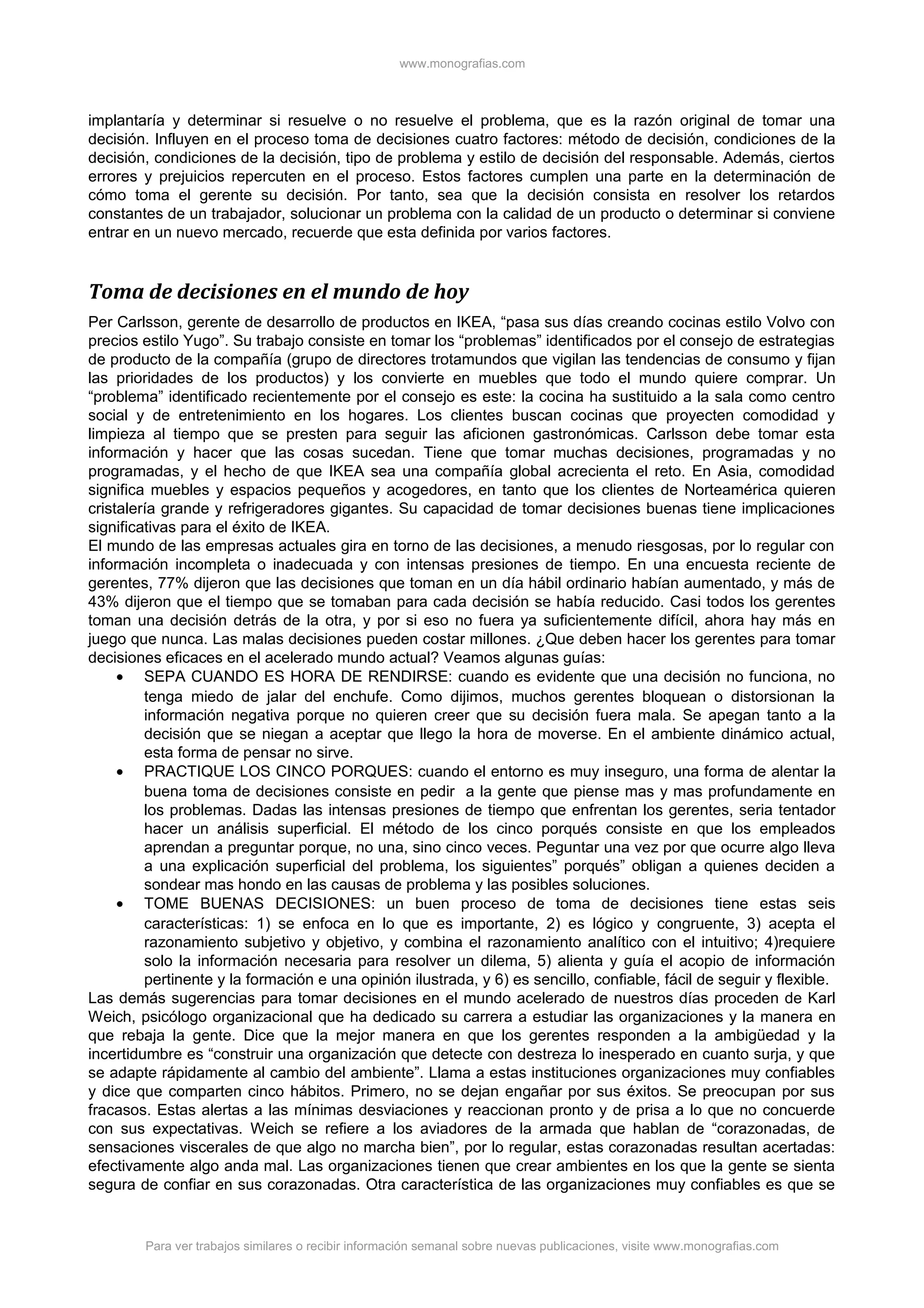 Proceso Toma Decisiones Pdf