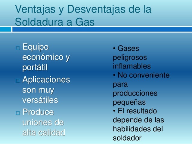 Procesos de soldadura
