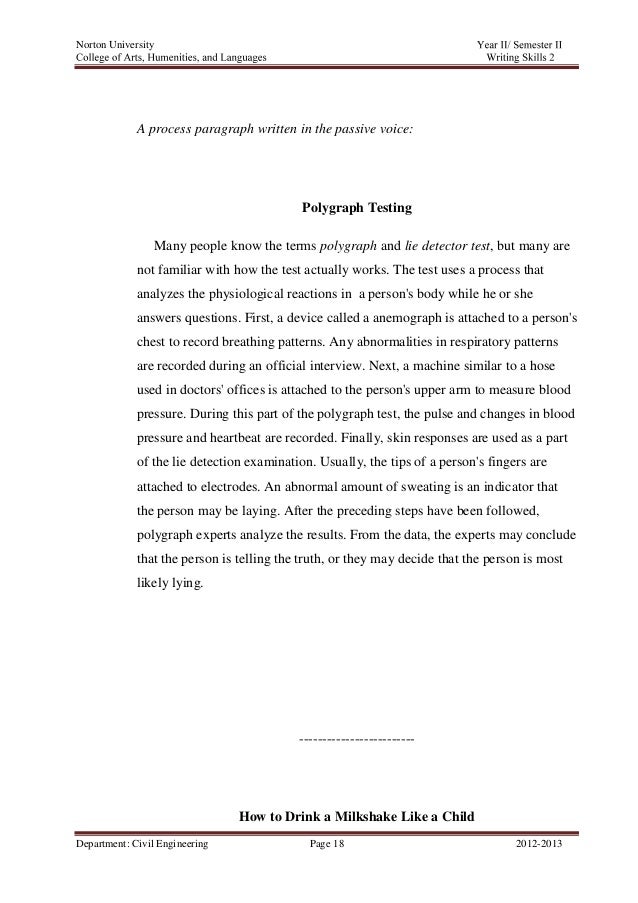 12-point essay that is an informative process analysis
