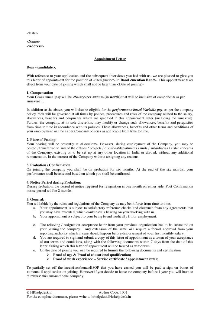 appointment letter clauses appointment letter sle for doctor search results appointment letter clauses appointment letter sle for doctor search results