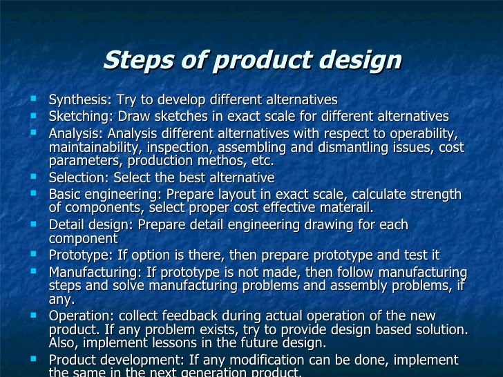 Product design concept