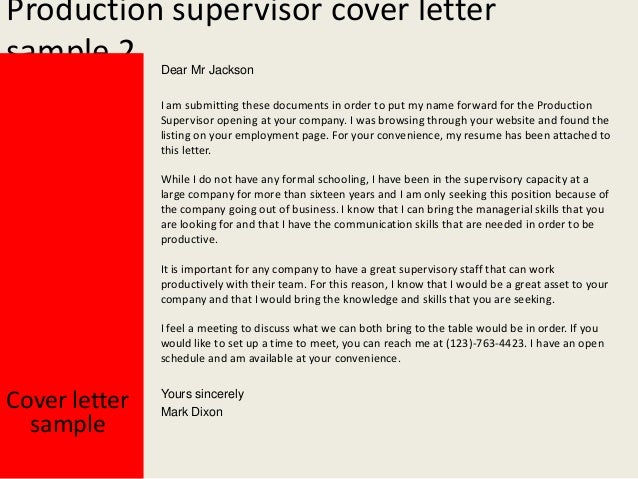 production company cover letter production supervisor cover letter production company cover letter production supervisor cover letter