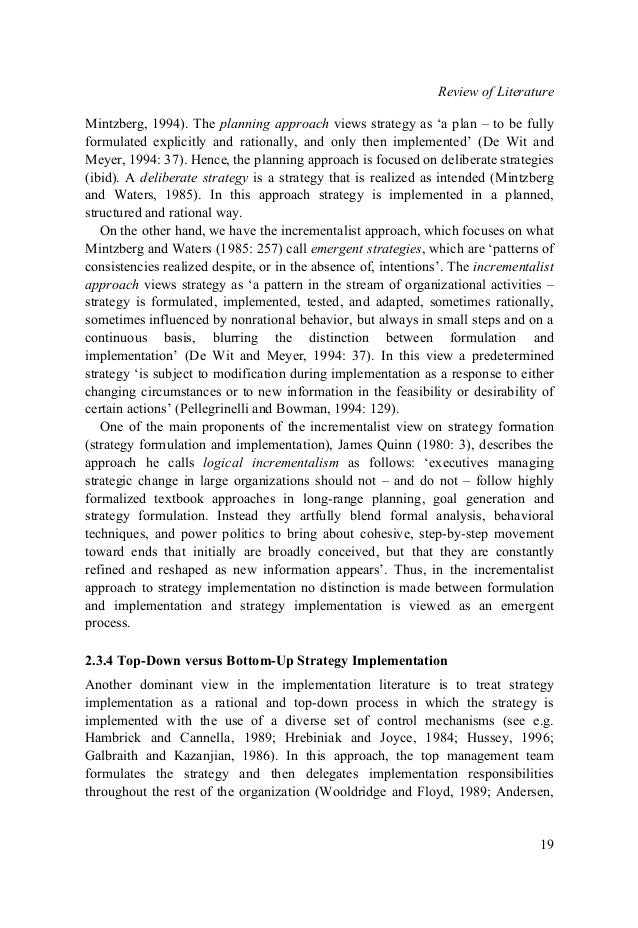 Literature Review Phd Thesis