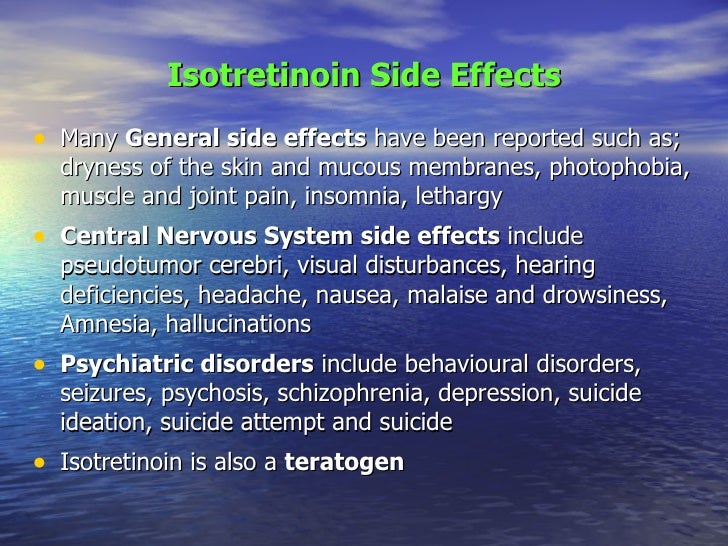 Accutane Mental Disorders