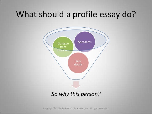 Profile Essays Examples