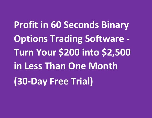 60 second binary options brokers how to win