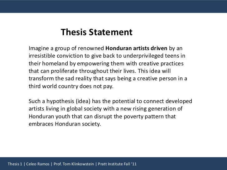 thesis statement finder