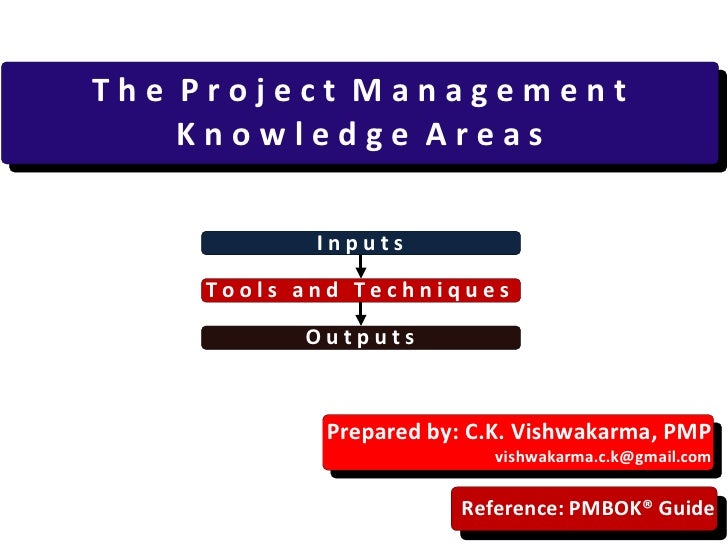 project management knowledge areas project management knowledge areas
