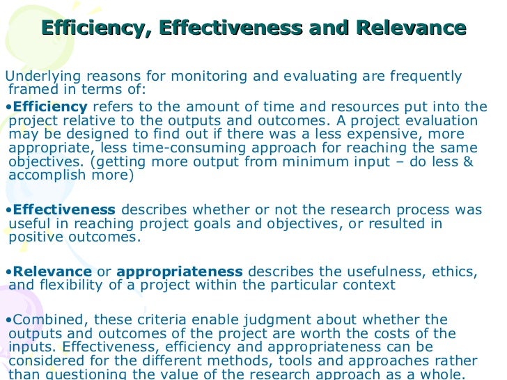 Phd thesis monitoring and evaluation