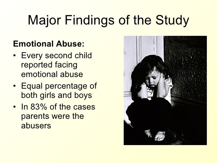 Child abuse case study in india