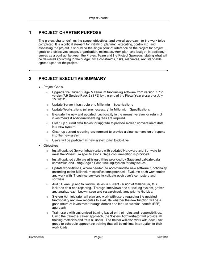 project charter purpose project charter purpose