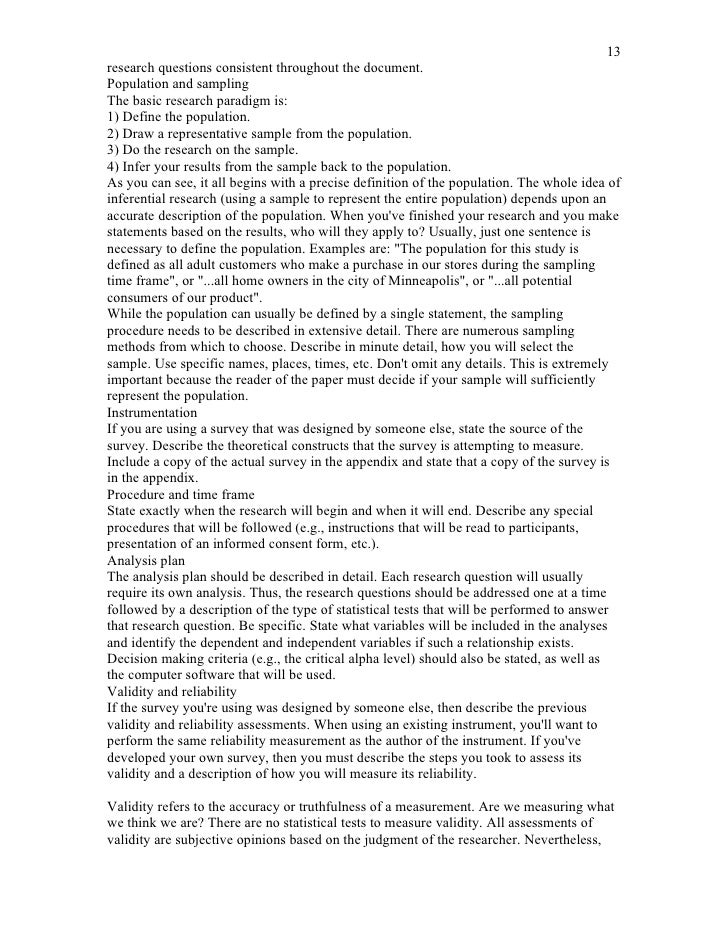 Dissertation proforma