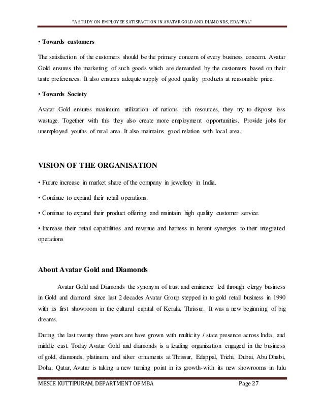 Job satisfaction essay