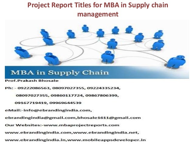 Supply Chain Management Programs Europe