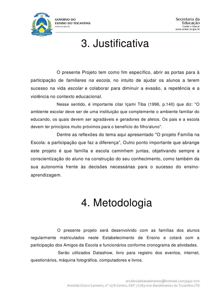 Projeto familia na escola Projeto Artesanato Na Escola Justificativa ~ Projeto familia na escola