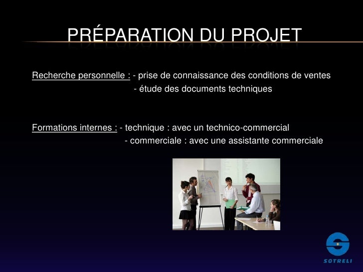 exemple de projet bts technico commercial