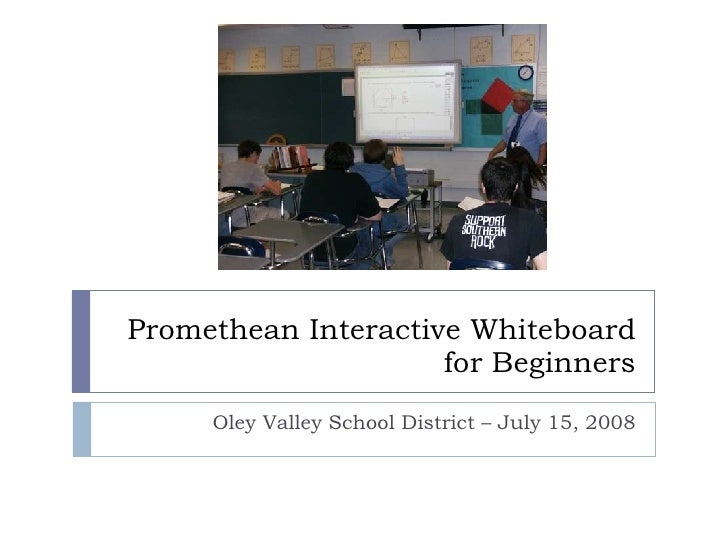 Promethean for Beginners