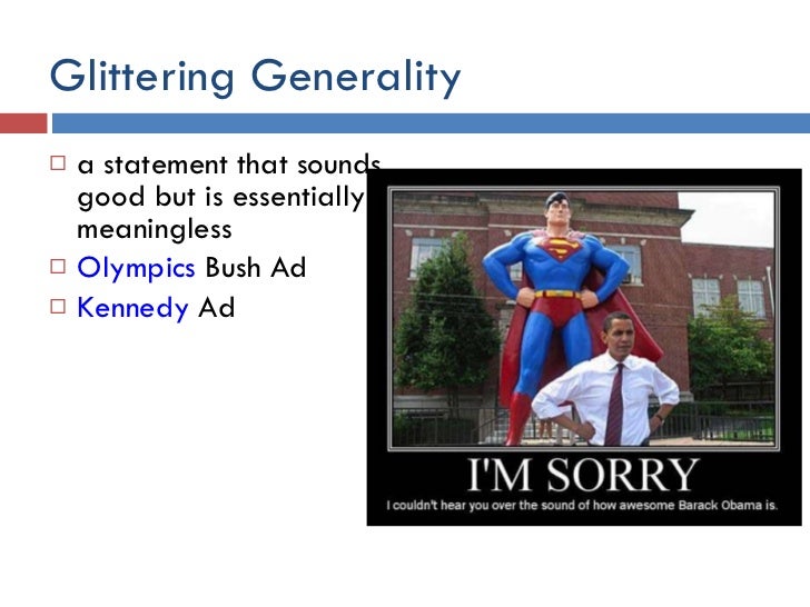 Propaganda in a political campaign