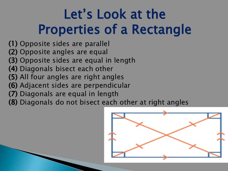 Properties of geometrical figures