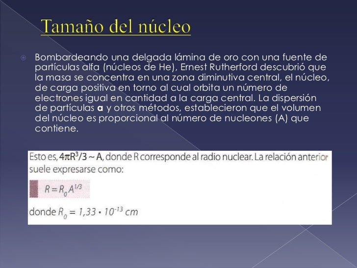 Propiedades Del Nucleo