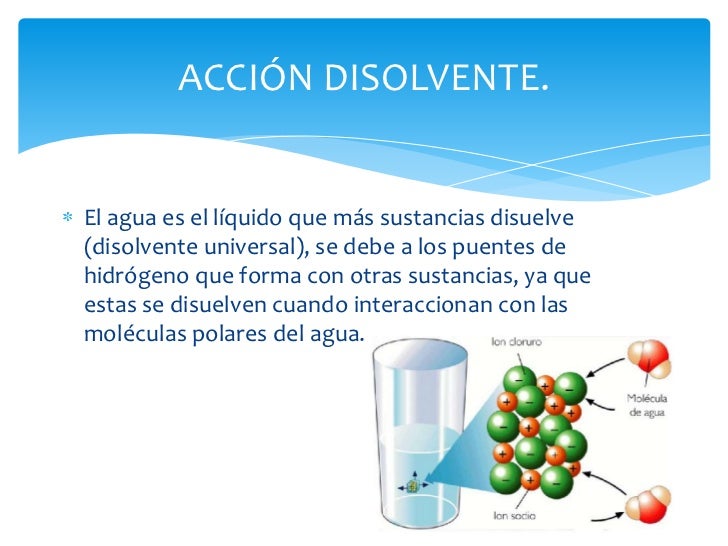Propiedades físico químicas del agua