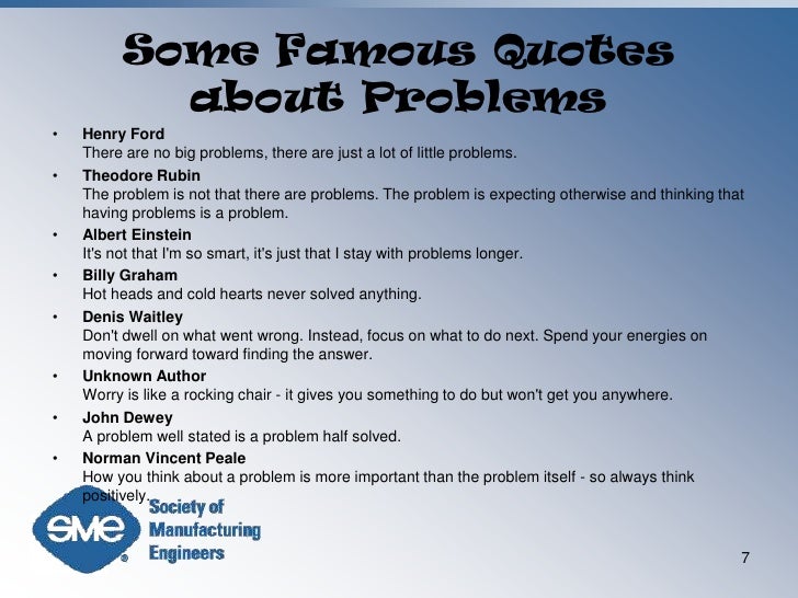 Problems and problem solving quotes from decision 