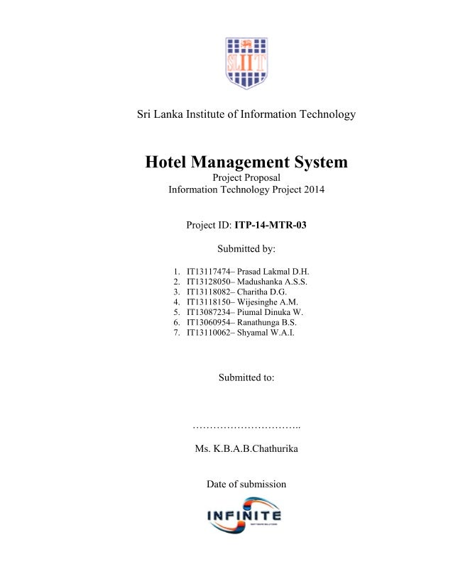 thesis topic related to hotel and restaurant management