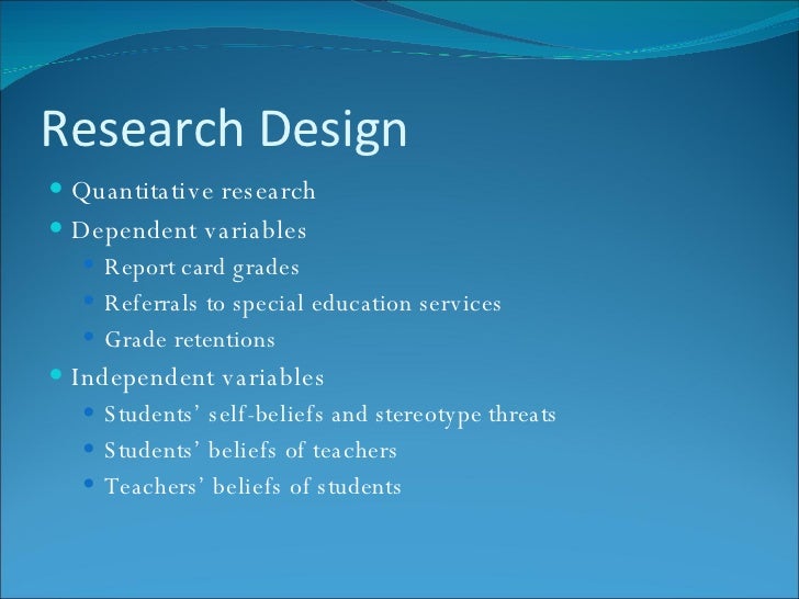 Research Proposal Design