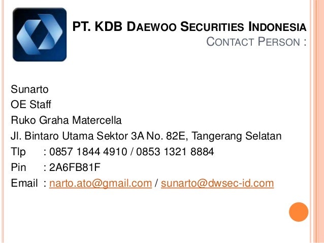 Home online trading system daewoo