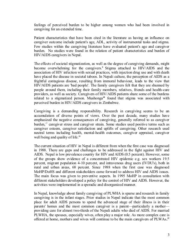 Essay on hiv aids
