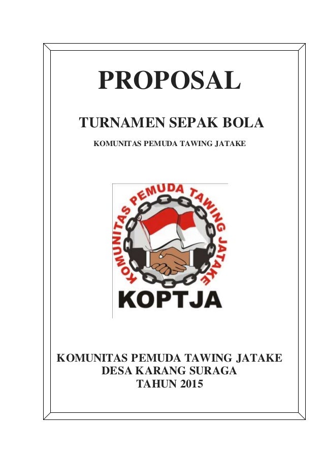 Proposal turnamen sepak bola tawing