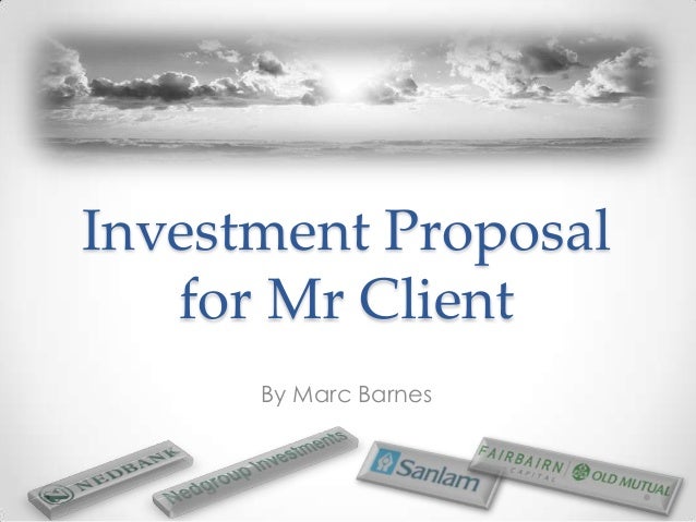 real estate investment proposal template
