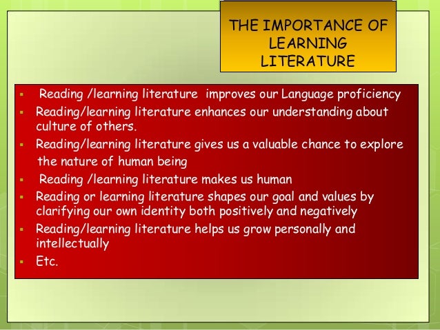the importance of literature to people 'why literature is important in our without further corruption mahabharata and ramayana are great works of literature as they are sacred to the people. the importance of literature to people 'why literature is important in our without further corruption mahabharata and ramayana are great works of literature as they are sacred to the people.