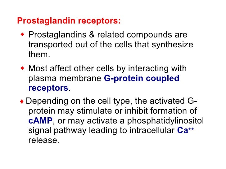 Prostaglandins