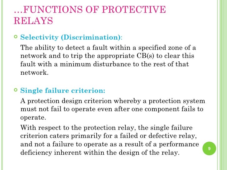 POWER SYSTEM PROTECTION