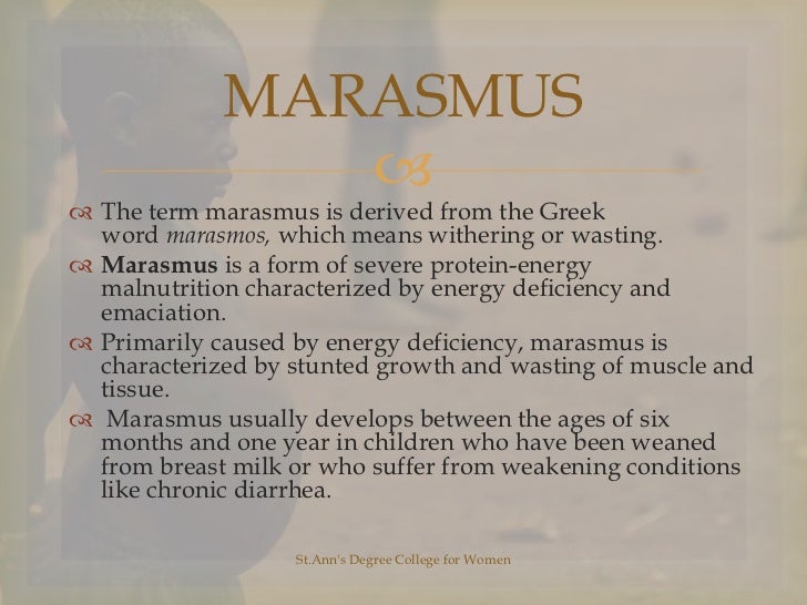 Protein Energy Malnutrition