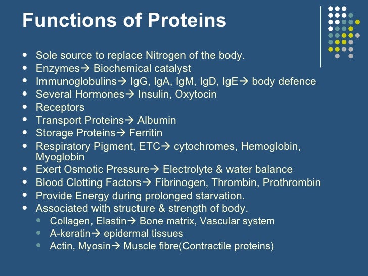 Protein Chemistry Bsc Nursing & Bpt