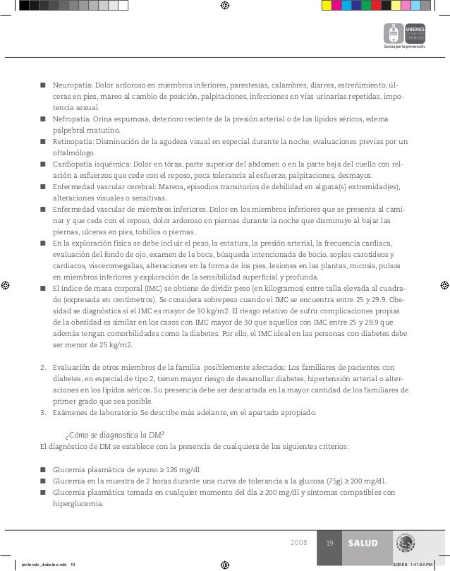 Protocolo Diabetes UNEMES Protocolo Diabetes UNEMES